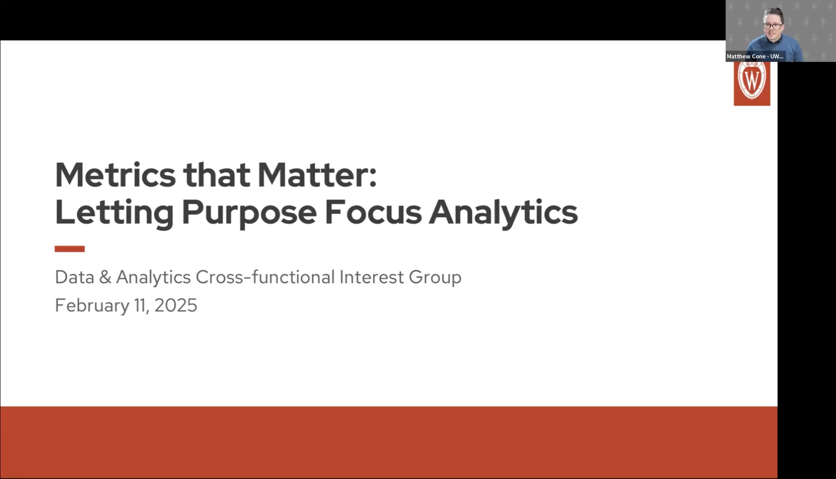 1. Full Event Recording: Metrics That Matter: Letting Purpose Focus Analytics thumbnail